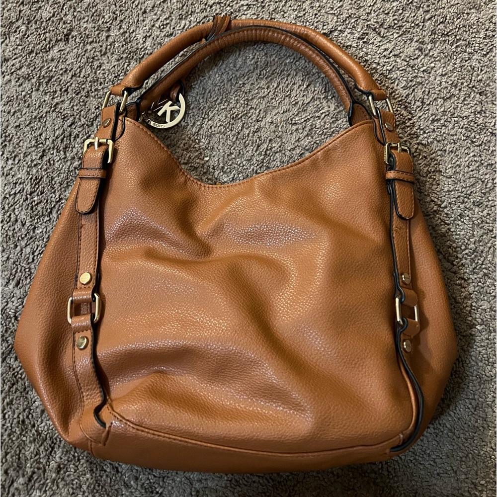 Michael Kora brown leather hobo bag - Picture 8 of 10